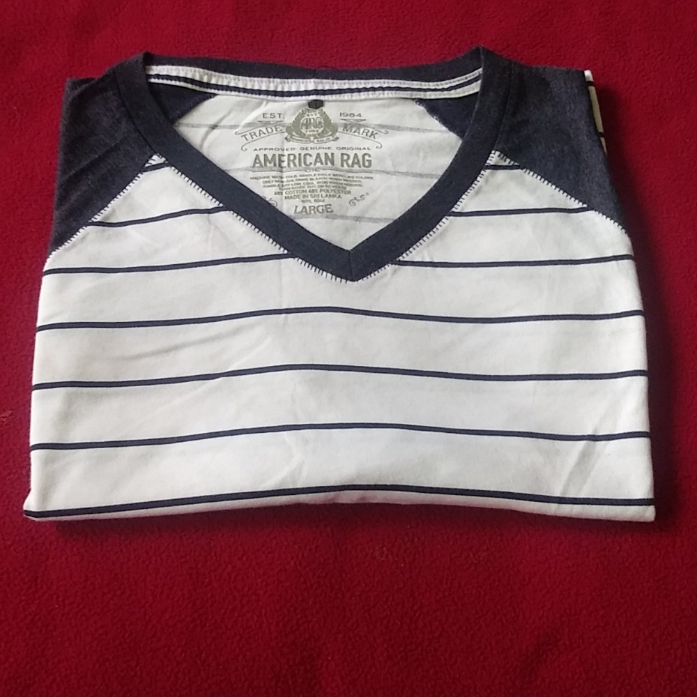 American Rag Mens V-Neck Tee T-Shirt
